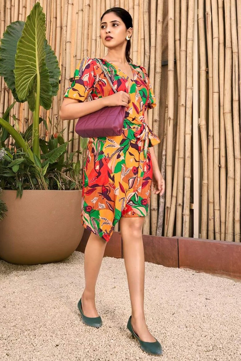 Verveprint Bodyflow Dress - Curvy Lane