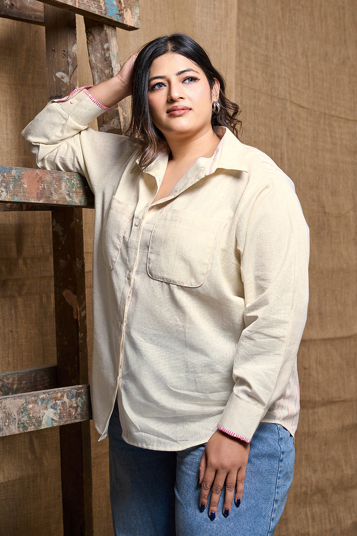 Cotton summer Straight shirt