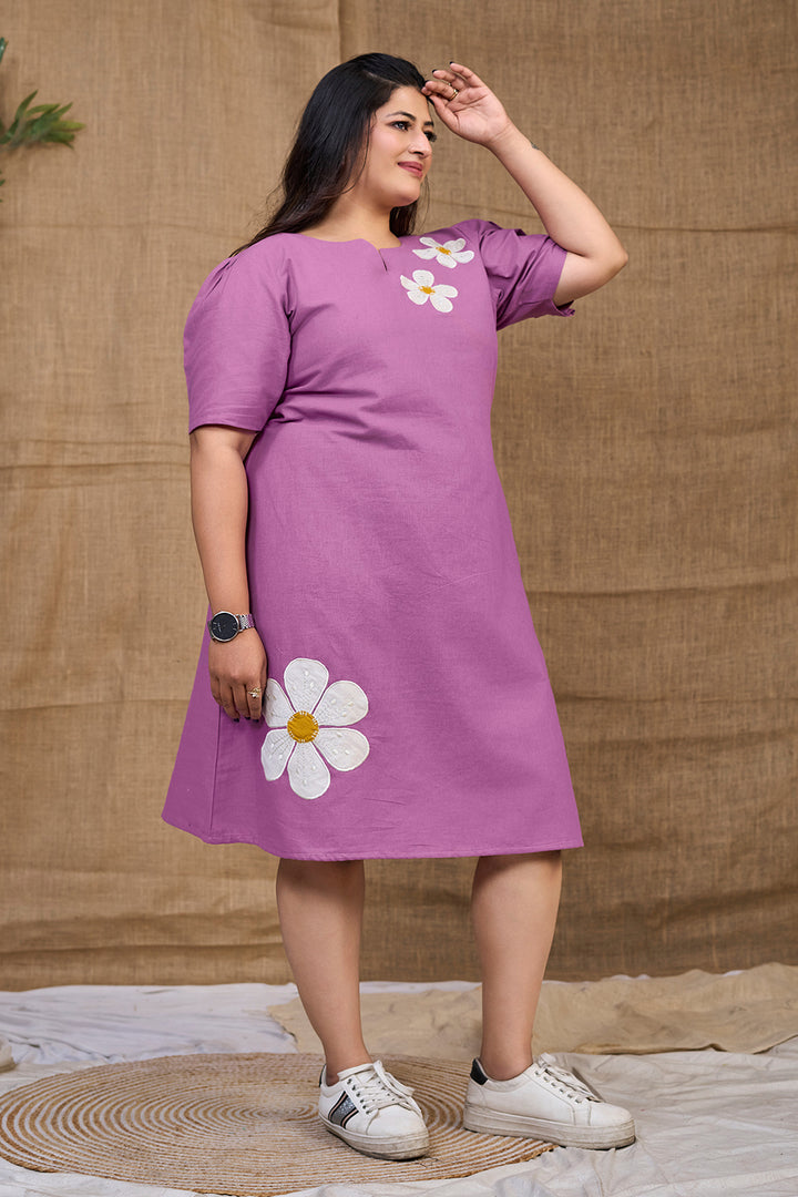 Purff_sleeve_Cotton_Dress