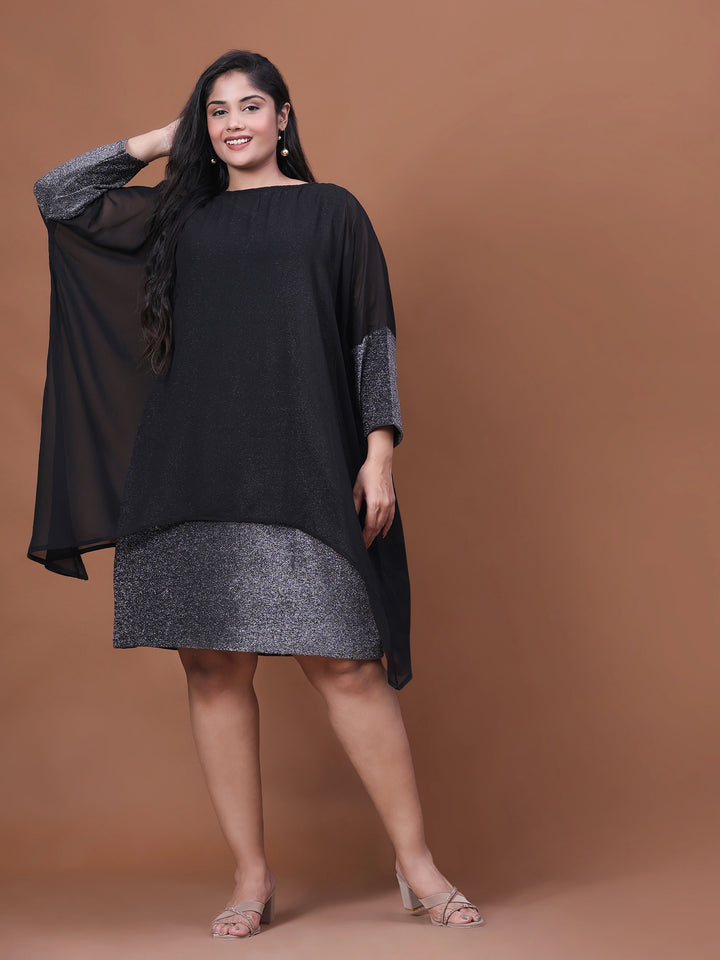 Shimmer Plus Size Party Dress For Women