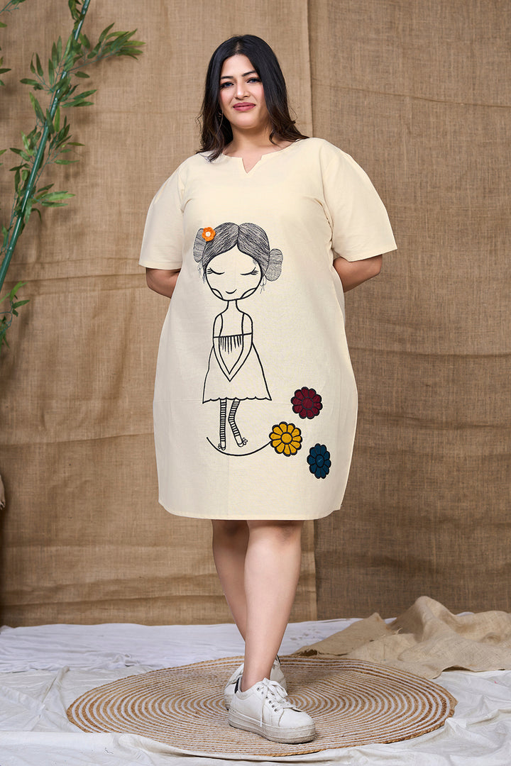 White_Cotton_Dress_Closure