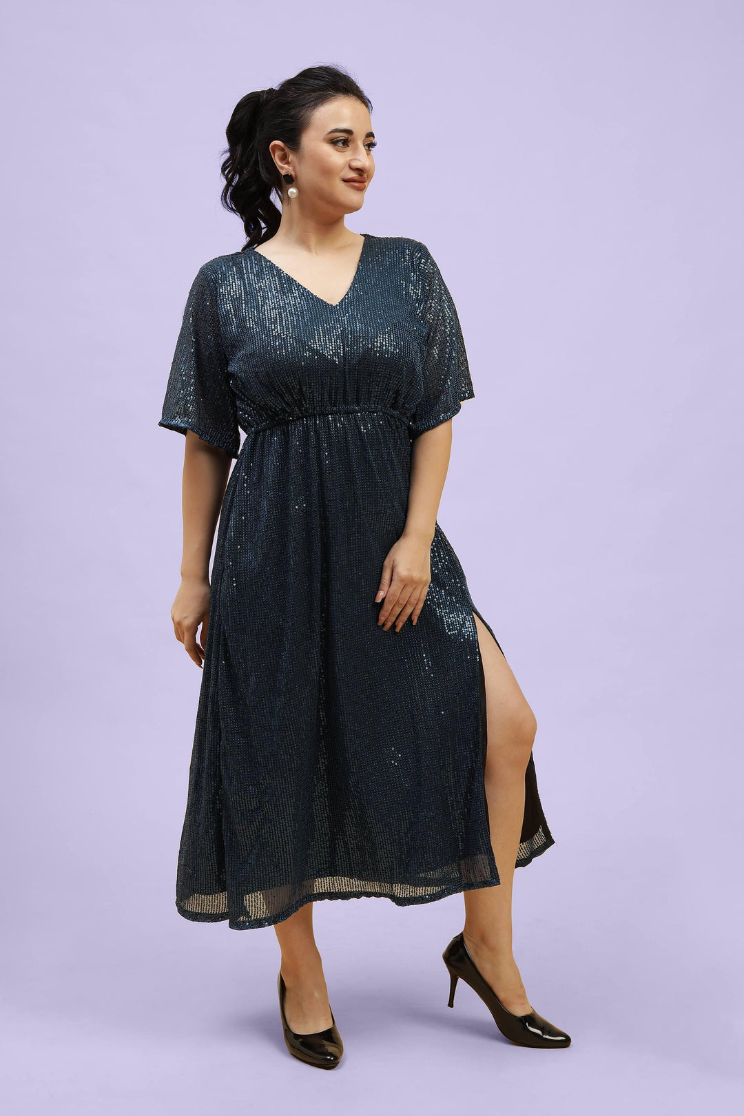 Party Wear Side Slit Dress For Women