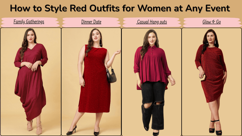 How to Style Red Outfits for Women at Any Event