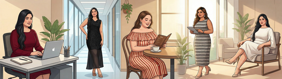 Office to Brunch Dresses for Real Curves