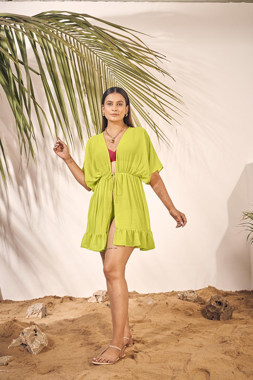 Beach Wear Kaftan Cover Up Dress - Curvy Lane