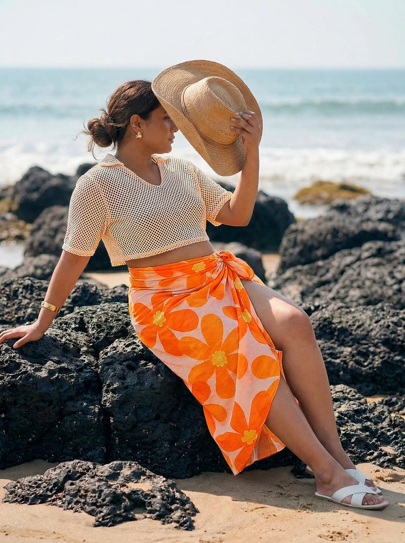 Plus Size Beachwear for Women - Curvy Coastal Sarongs Dresses