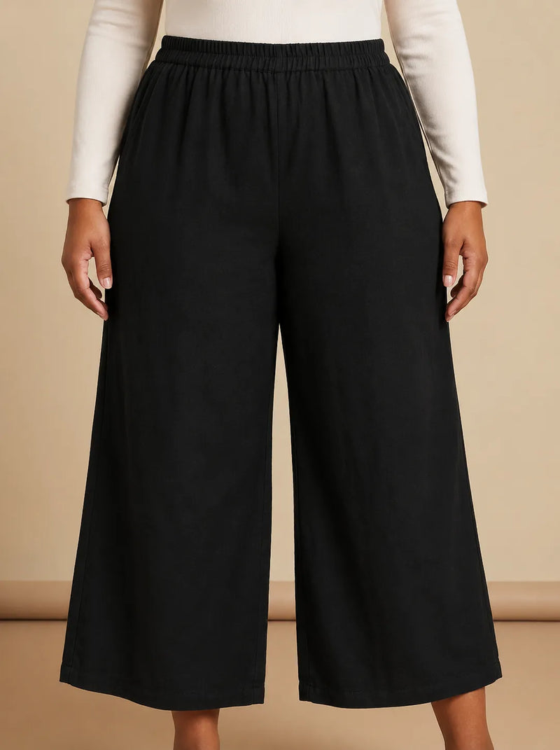 Black Stylish Wide Leg Pant for Women