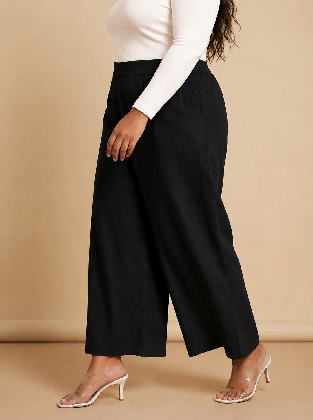 Black Stylish Wide Leg Pant for Women