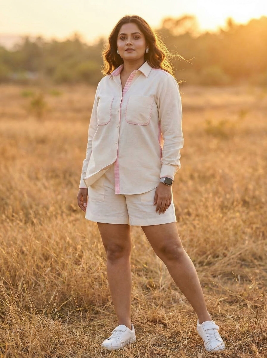 Stylish Cotton Resort Wear Shirt For Women