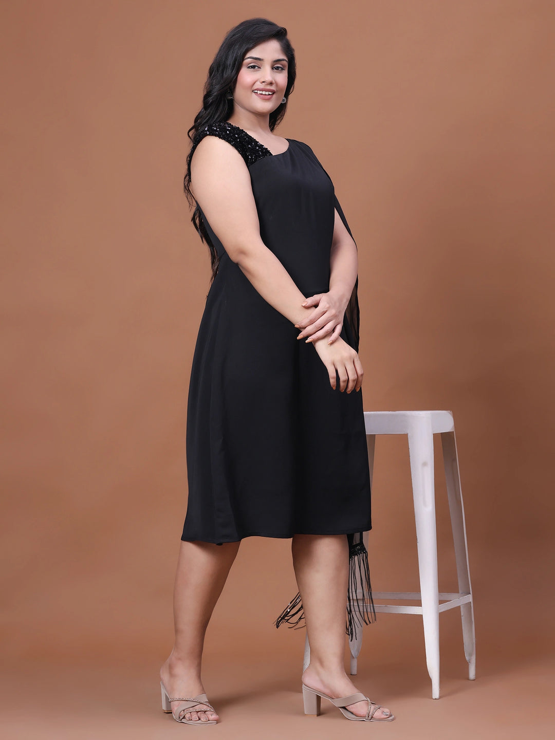 Customizable plus size A-line evening dress up to 13XL