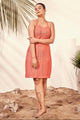 Orange Beach Wear Swim Cover Up