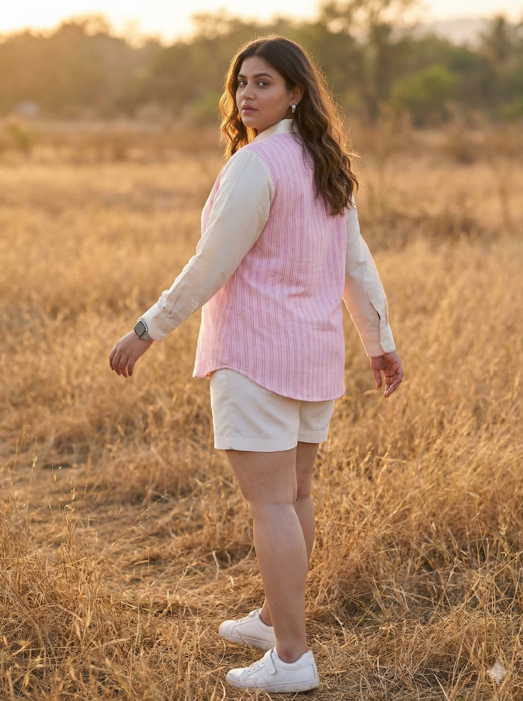 Stylish Cotton Resort Wear Shirt For Women