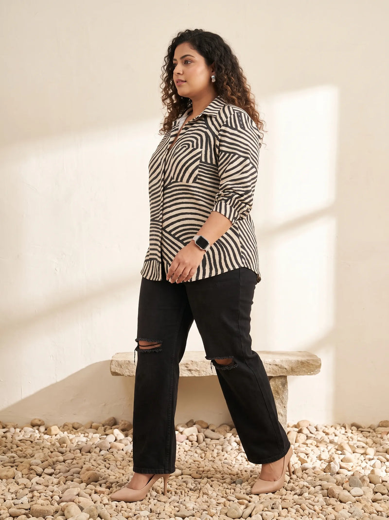 Zebra Print Shirt