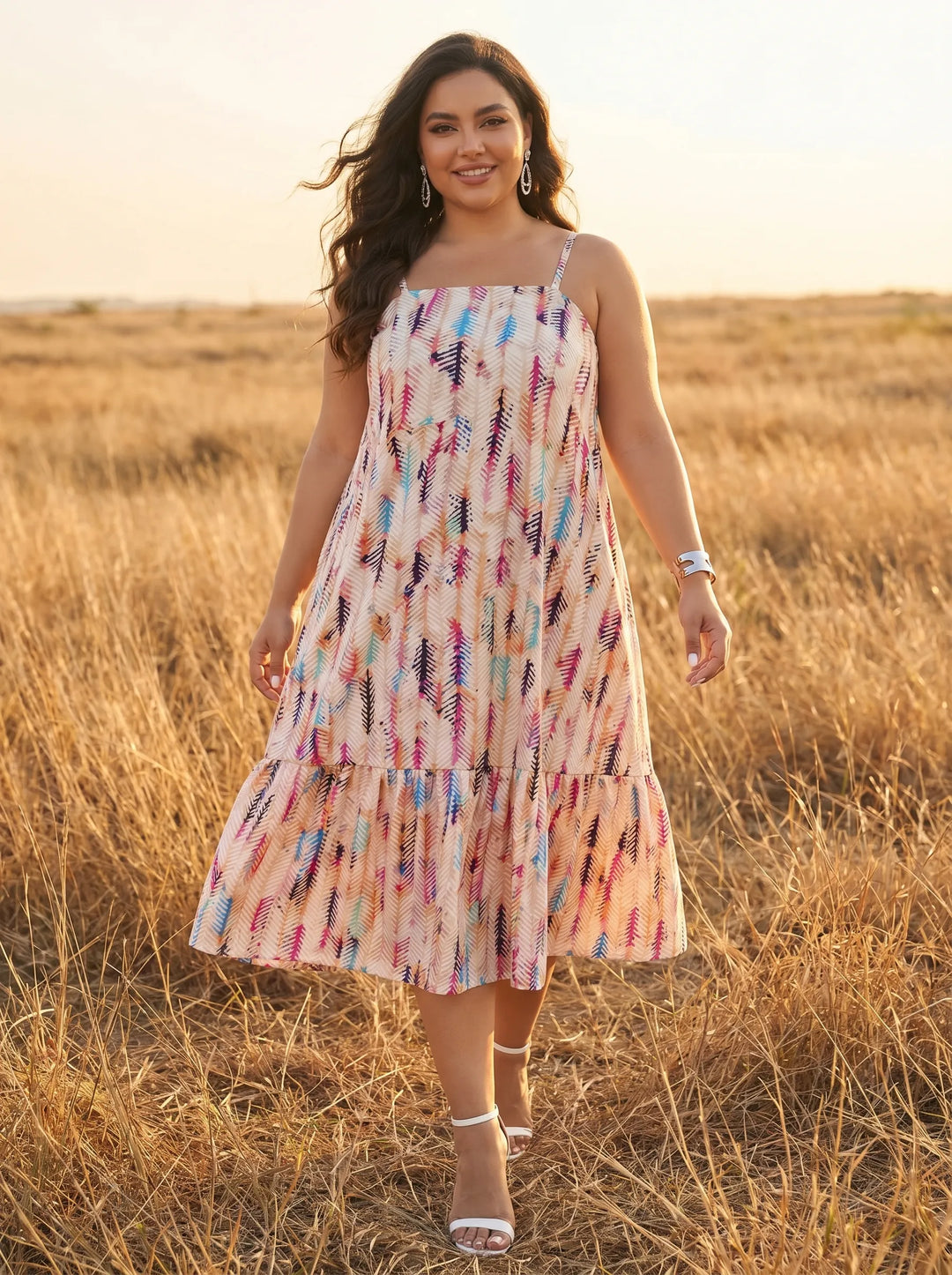 Floral Printed One Shoulder Summer Maxi Dress