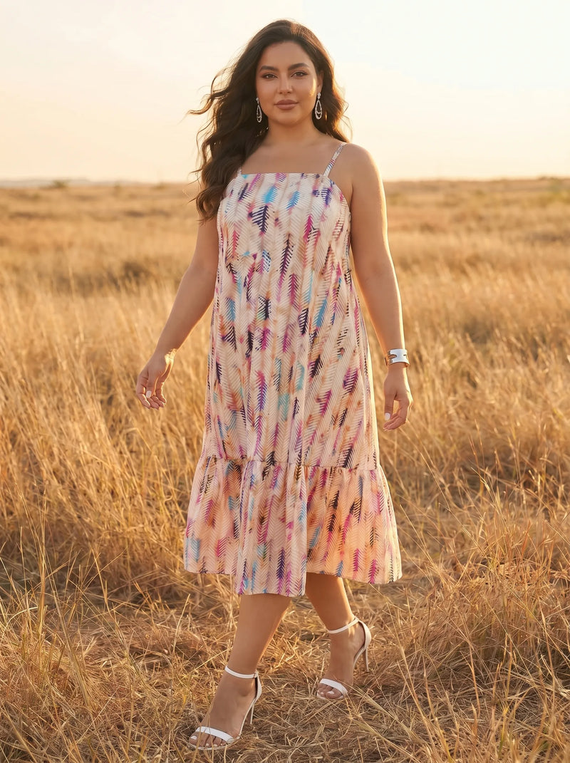 Floral Printed One Shoulder Summer Maxi Dress