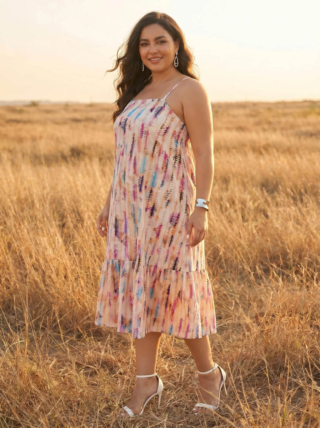 Floral Printed One Shoulder Summer Maxi Dress