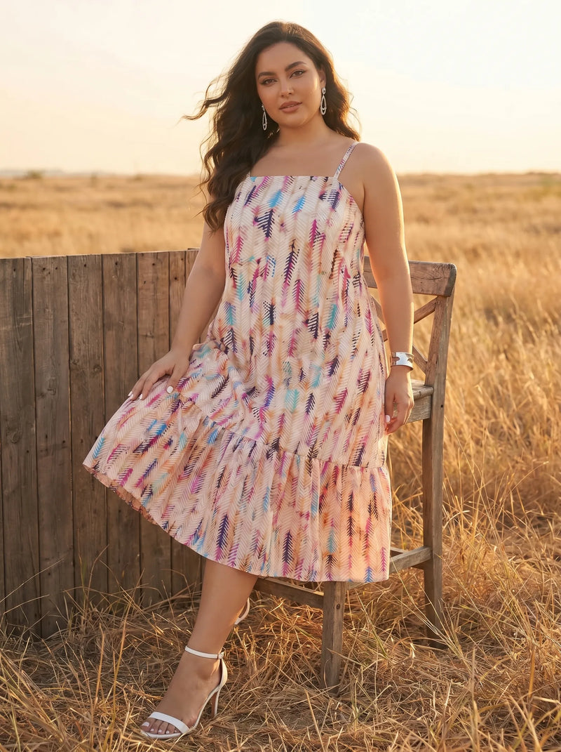Floral Printed One Shoulder Summer Maxi Dress