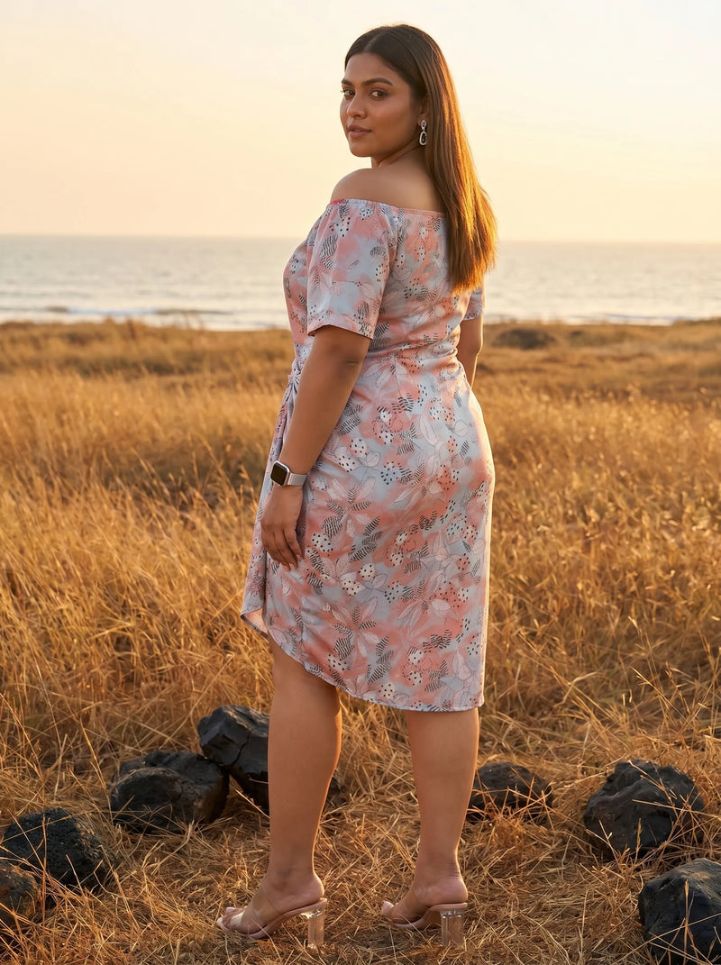 Printed Tunic With Sarong Skirt Co-Ords