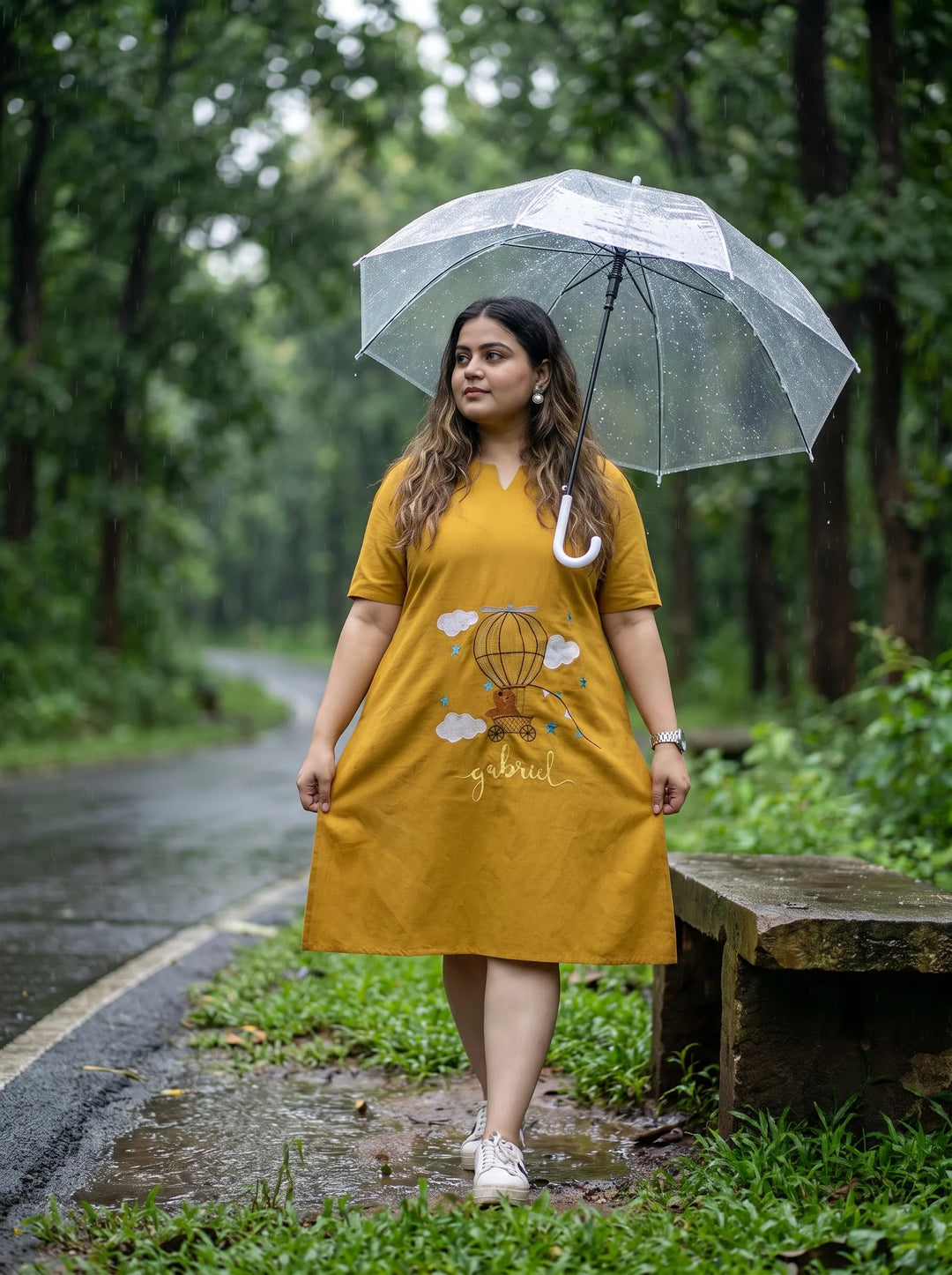 Mustard Yellow Casual Summer Dress